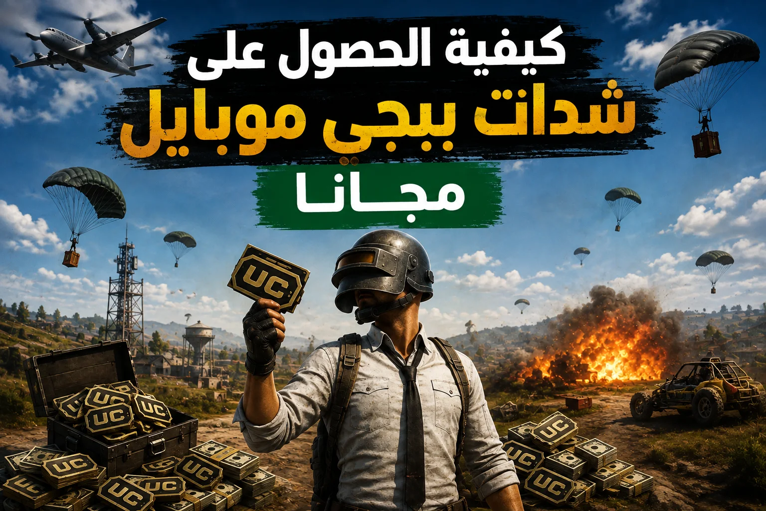 كيفية الحصول على شدات ببجي موبايل مجانا