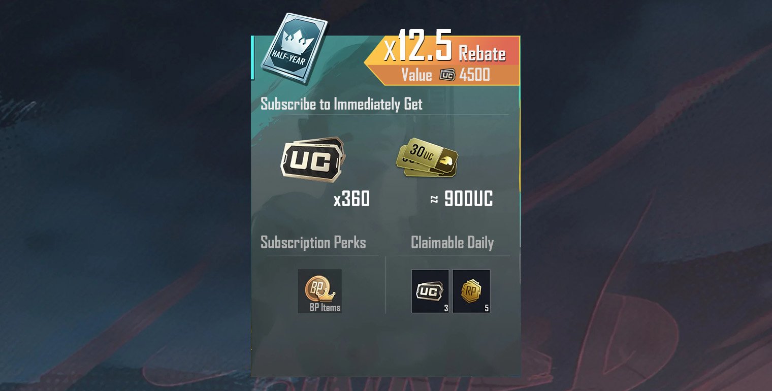 باقة Prime (6 Months) - PUBG Mobile: حزم الشراء