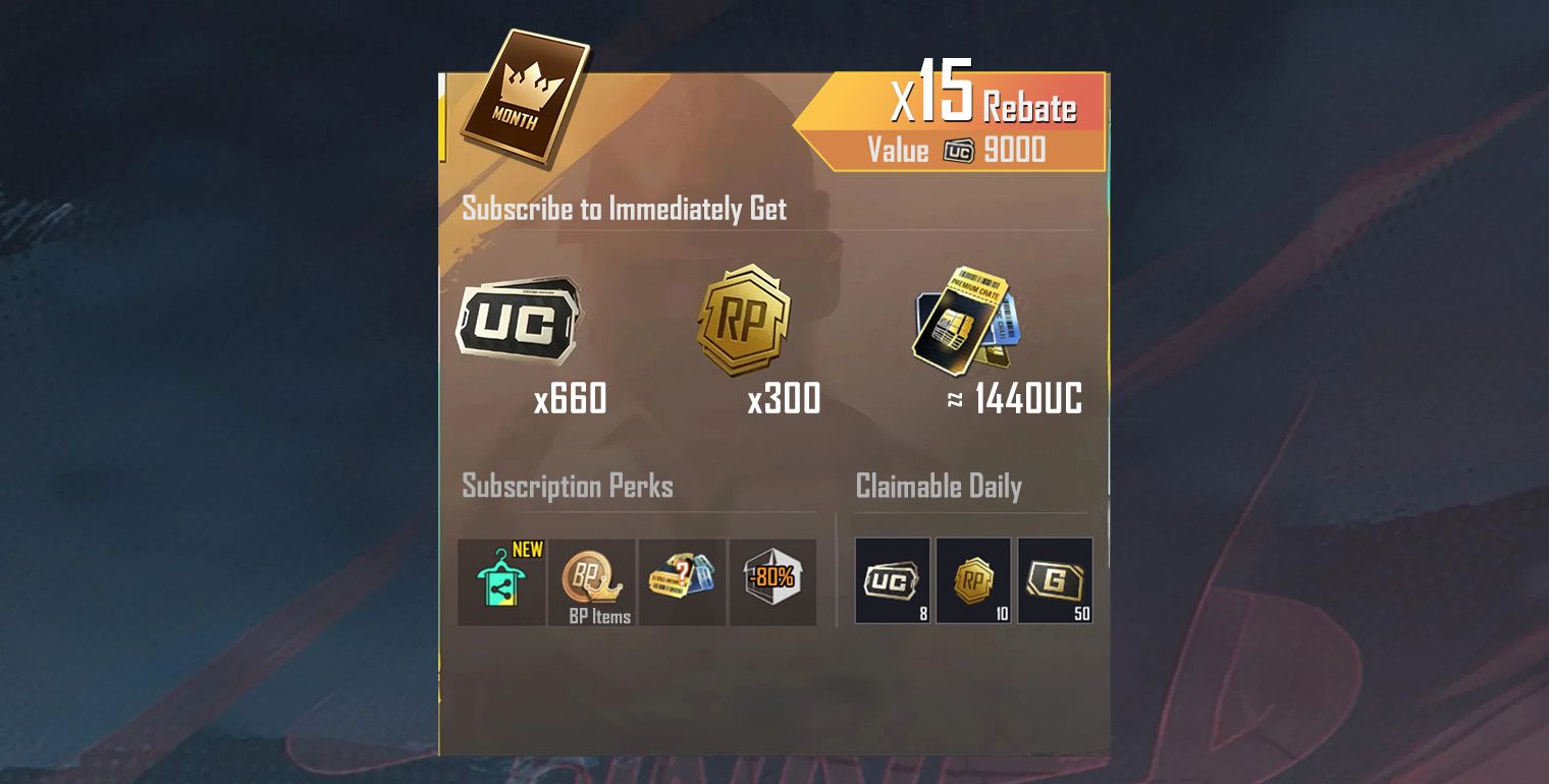 باقة Prime Plus (1 Month) - PUBG Mobile: حزم الشراء